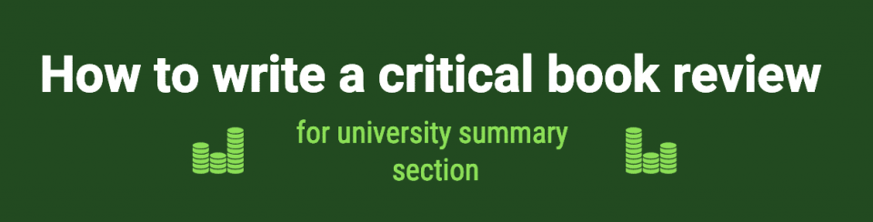 how to write a critical analysis book review